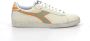 Diadora Comfortabele Low Icona Sneakers Beige Heren - Thumbnail 7