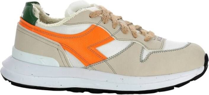 Diadora Hoge Kwaliteit Leren Sneakers voor Heren Beige Heren