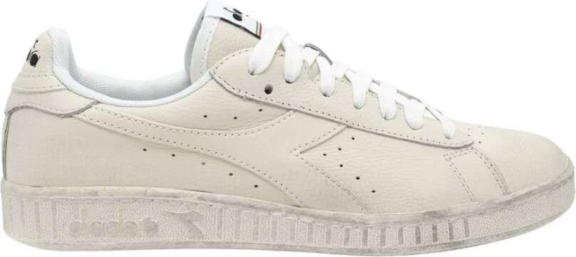 DIADORA Lage Sneakers Game L Low Waxed Wn Leer Beige - Foto 15