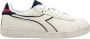 Diadora Witte leren lage sneakers - Thumbnail 4