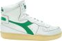Diadora Heritage mi basket used sneakers heren wit 201.158569 c6834 white verdant leer 43 5(9+ ) - Thumbnail 2