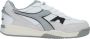 Diadora Sneaker in wit grijs suède en imitatieleer White Heren - Thumbnail 9