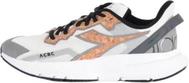 Diadora Mythos BL Volo 3 ACB Wit en Grijs Sneakers Grijs Heren