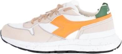 Diadora Hoge Kwaliteit Leren Sneakers voor Heren Beige Heren