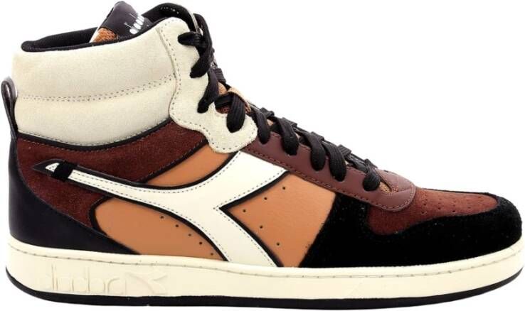 Diadora Magic Basket Mid Twin sneakers heren zwart dessin - Foto 3