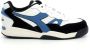 Diadora Lichtblauwe Vetersneakers voor Heren Multicolor Heren - Thumbnail 1