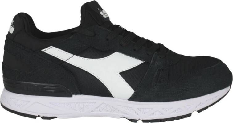 Diadora Stijlvolle Herensneakers met Schokabsorberende Zool Black Heren