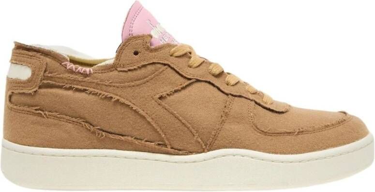Diadora Sportschoenen Heren Geroosterde Kokosnoot Bruin 90% Wol 10% Leer Bruin Heren