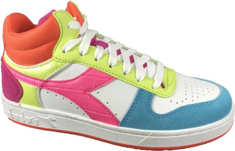 Diadora Stijlvolle Basket Demi Sneakers Multicolor Heren