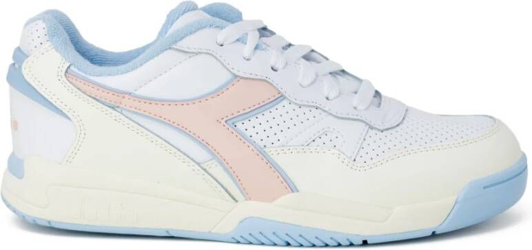 Diadora Roze Sneakers van Imitatieleer met Rubberen Zool Pink Dames