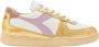 Diadora Sneakers Dames Lage sneakers Damesschoenen Leer Bask met dirty Lila combi - Thumbnail 14