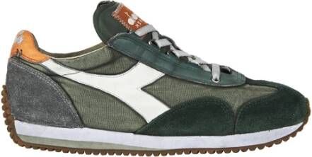 Diadora Groene Equipe H Lage Sneakers Multicolor Heren