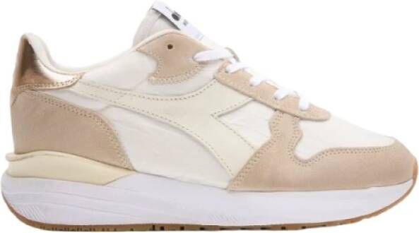 Diadora Stijlvolle Vieze Sneakers voor Mannen Beige Heren