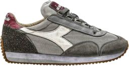 Diadora Geslachtsneutrale Heritage Sneakers Equipe H Dirty Stone Wash Evo Grijs Heren