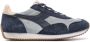 Diadora Suede Panelled Sneakers Steel Blue Gray Heren - Thumbnail 4