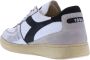 Diadora Heritage mi basked low used sneakers dames wit 20006 white leer 38(5 ) - Thumbnail 6