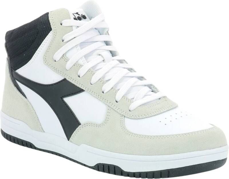 Retro Sneaker Game High Waxed Hoge sneakers Leren Sneaker Groen - Foto 13