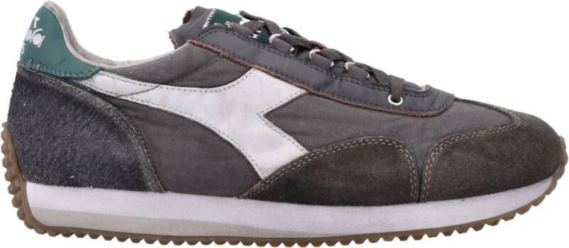 Diadora Vintage Canvas Sneaker met Distressed Finish