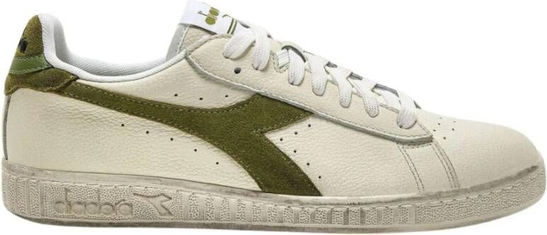 Diadora Vintage Groene Leren Sneakers