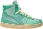 Diadora Mi Basket Blush sneaker van suède met leren details - Thumbnail 7