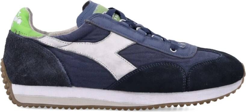 Diadora Vintage Lage Sneakers Blauw
