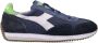 Diadora Vintage Lage Sneakers Blauw - Thumbnail 1