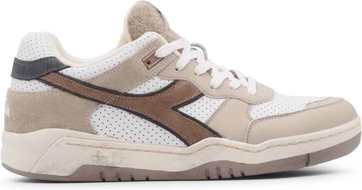 Diadora Vintage Leren Sneakers Geïnspireerd door Turijn Italië