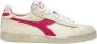 Diadora Vintage Leren Sneakers Wit Roze - Thumbnail 1