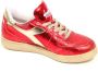 Diadora Mi Basket low metallic sneakers Rood Dames - Thumbnail 1