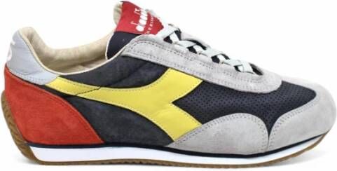 Diadora Vintage Style Suede Sneakers Blue Denim