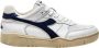 Diadora B-560 Used sneaker van leer met suède details - Thumbnail 4