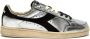 Diadora Vintage Zilveren Leren Sneakers - Thumbnail 1