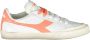 Diadora White Fabric Sneaker Wit Dames - Thumbnail 1