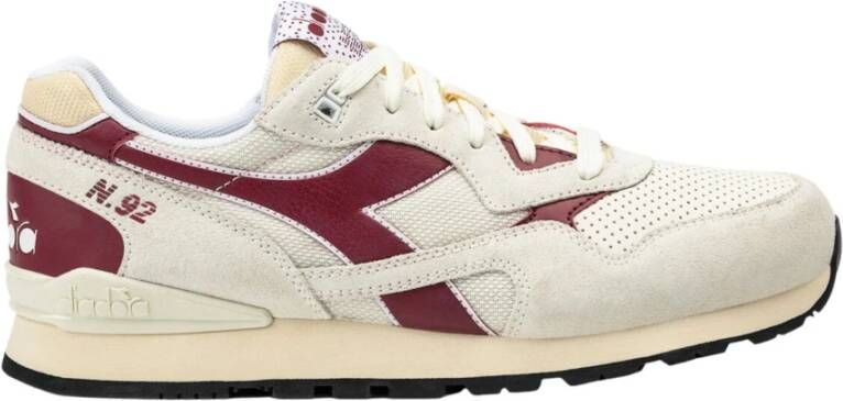 Diadora White Suede Advance Sneakers