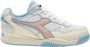 Diadora Roze Sneakers van Imitatieleer met Rubberen Zool Pink Dames - Thumbnail 4
