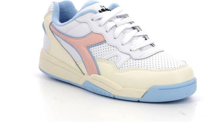 Diadora Roze Sneakers van Imitatieleer met Rubberen Zool Pink Dames