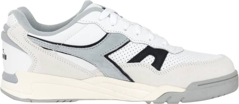 Diadora Sneaker in wit grijs suède en imitatieleer White Heren - Foto 5