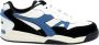 Diadora Lichtblauwe Vetersneakers voor Heren Multicolor Heren - Thumbnail 6