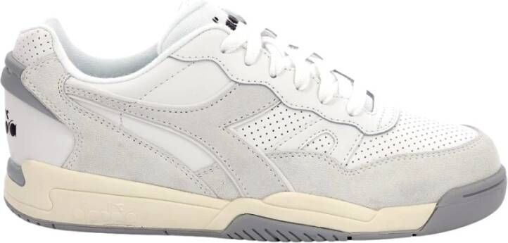 Diadora Retro-geïnspireerde Unisex Sneakers met Kleurrijke Inzetstukken White Unisex - Foto 8