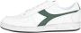 Diadora Magic Basket Low Icona Lage sneakers Leren Sneaker Wit - Thumbnail 3