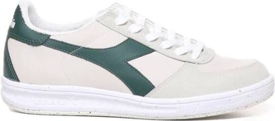 Diadora Witte Heritage Sneakers voor Heren White Heren