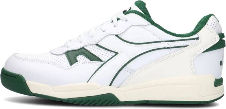 Diadora Eco-Leren Herensneakers Herfst Winter Collectie Green Heren - Foto 5