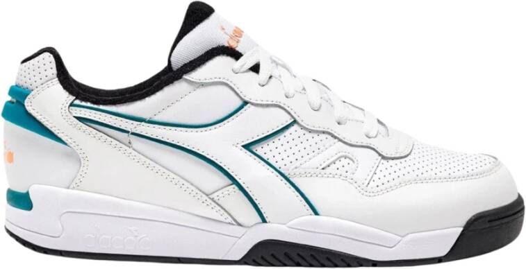 Diadora Witte Leren Tennis Sneaker Winner