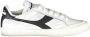 Diadora Stijlvolle Vetersneakers met Contrasterende Accenten White Dames - Thumbnail 1