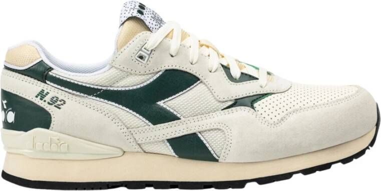 Diadora Witte Suède Sportieve Sneakers