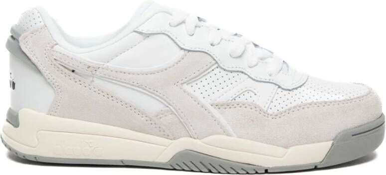 Diadora Retro-geïnspireerde Unisex Sneakers met Kleurrijke Inzetstukken White Unisex - Foto 6