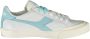 Diadora Witte Vetersneakers met Contrastdetails White Dames - Thumbnail 1