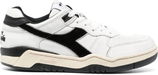 Diadora Zwarte B.560 Heritage lage sneakers Zwart Heren Schoenen