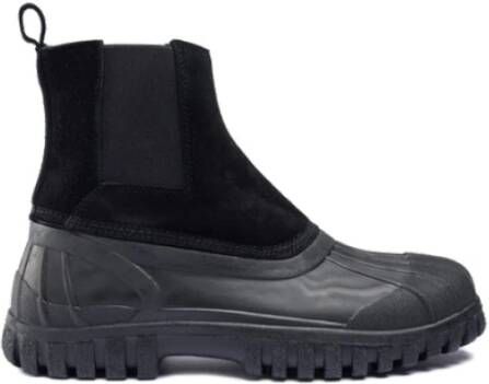 Diemme Balbi Zwart Suède Chelsea Duck Boot Black Heren