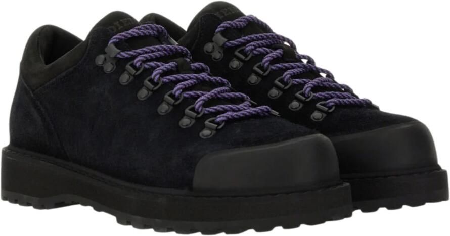 Diemme Zwarte Suède Low-Top Boots met Waterdichte Profielzool - Foto 4